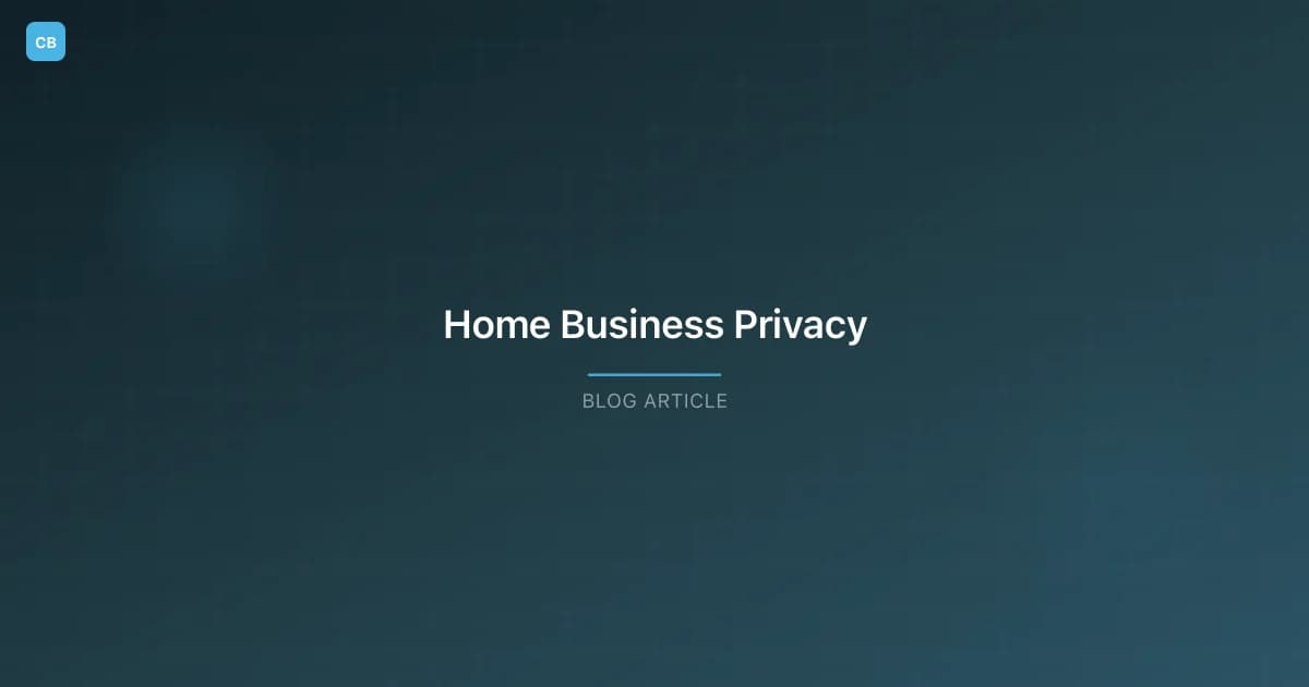 How to Set Up a Home Business Address in Canada Without Using Your Home