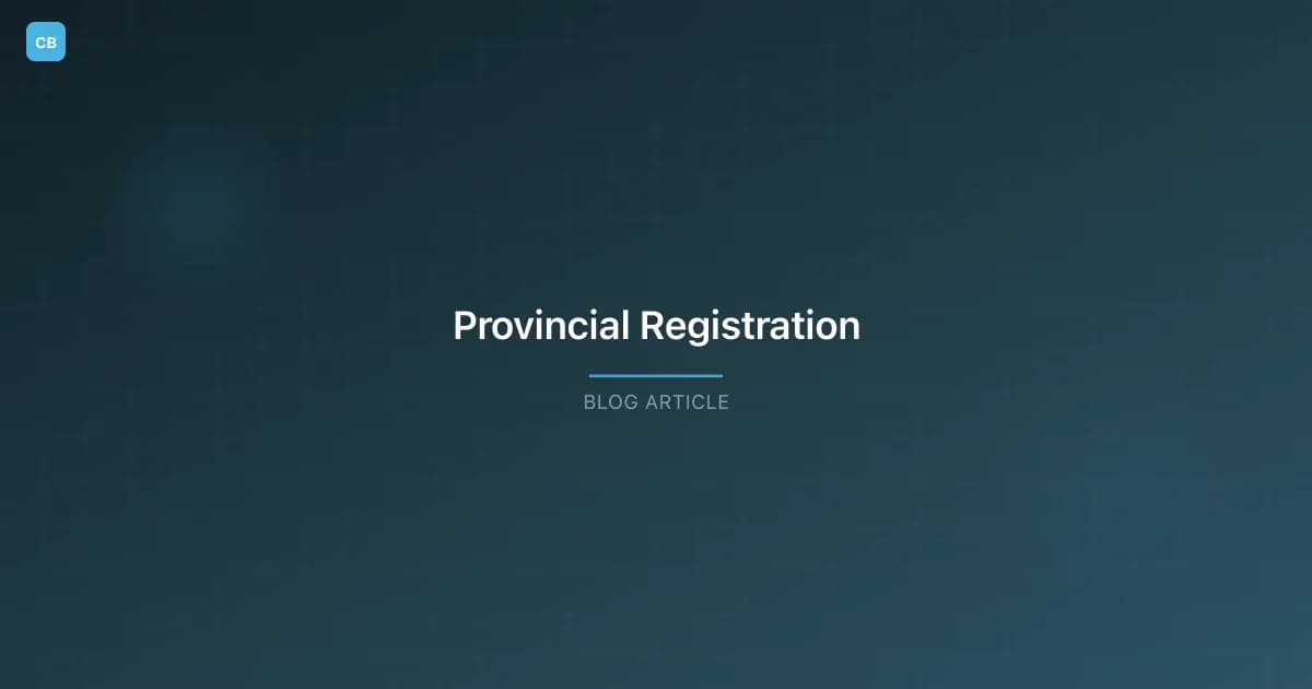How to Register a Business Address in Every Canadian Province (2026 Guide)