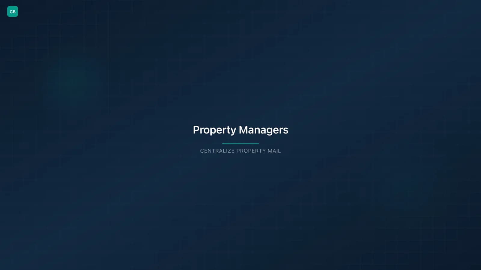 Property manager reviewing tenant mail and insurance documents through a virtual mailbox dashboard