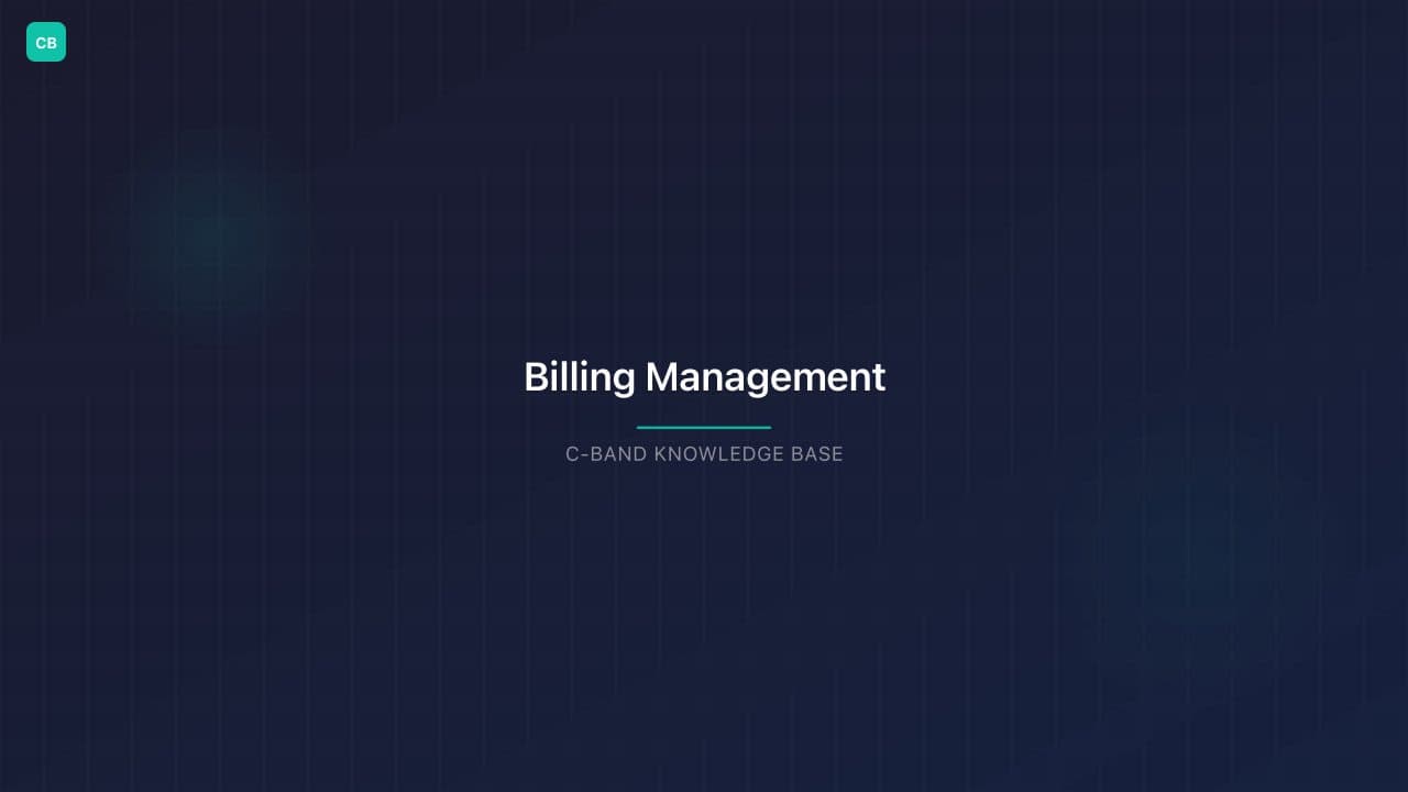 Billing and Payment Management